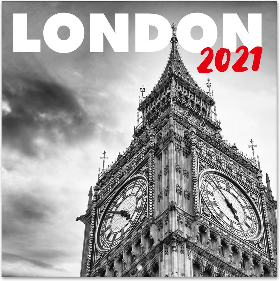 Calendario OFIURIA London B/W (2021 - 30 x 30 cm)