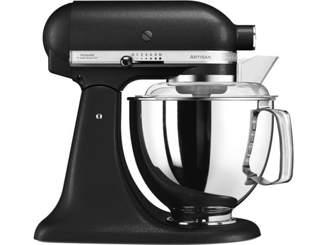 Robot de cocina KITCHENAID Artisan 5KSM175PSEBK (4.8 L - 300 W - 4 accesorios)