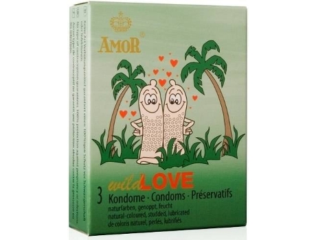 Preservativos AMOR Wild Love (3 Unidades)