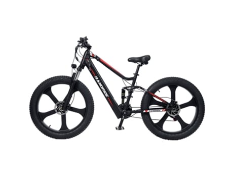 Bicicleta eléctrica de montaña RANDRIDE YX90M 1000W/Neumático gordo/Suspensión total/Frenos hidráulicos