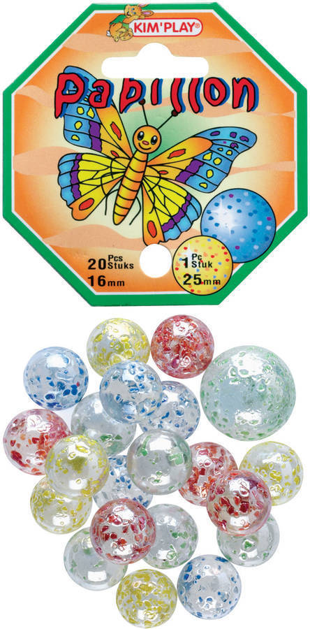 Canica KIM PLAY Mariposa (Conjunto de 20)