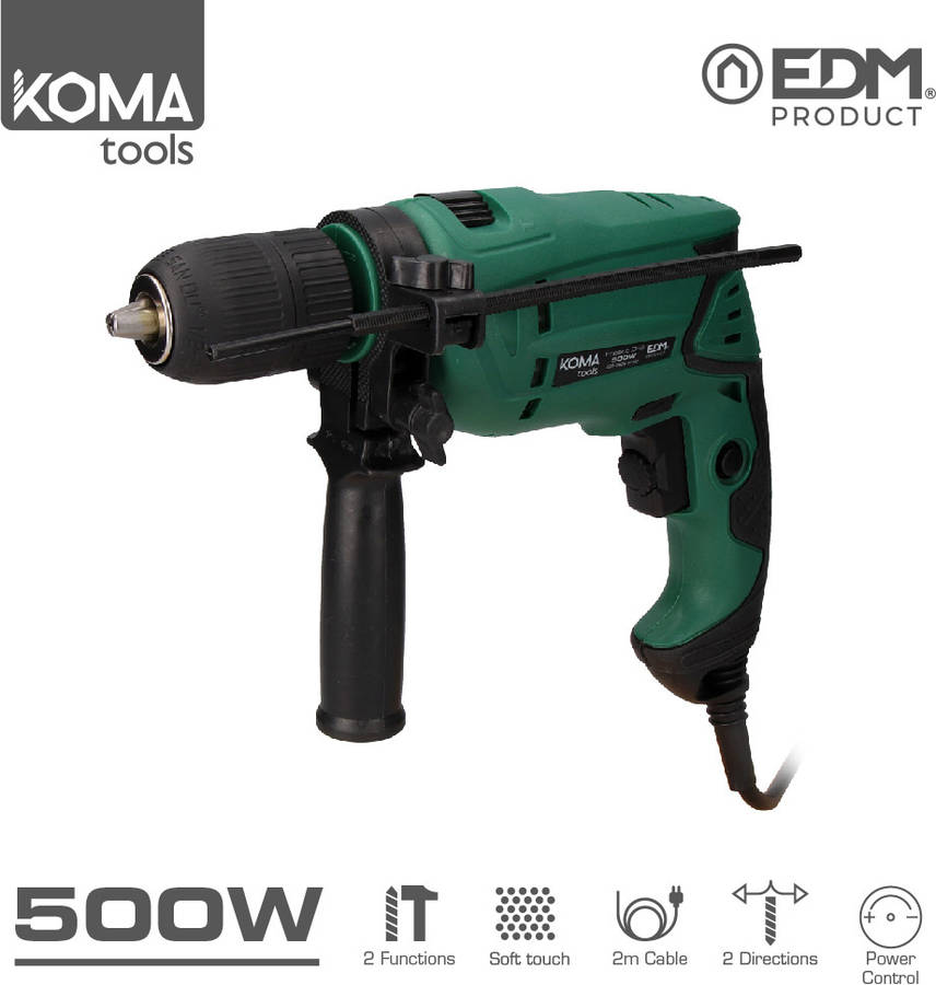 Taladro De Percusión Edm 500W KOMA TOOLS