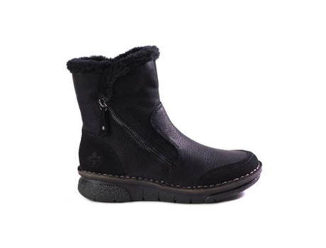 Botas RIEKER 7337100 Mujer (Negro - Material Sintético -39)