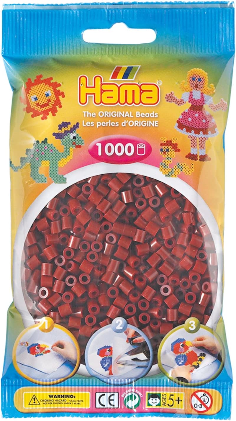 Juego de Mosaicos HAMA Set de Cuentas de Plastico midi red (1000