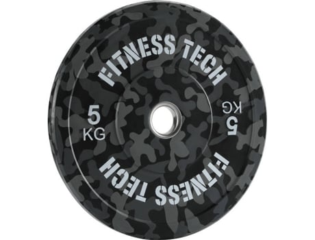 Disco FITNESS TECH Camuflaje Gris (5 kg)