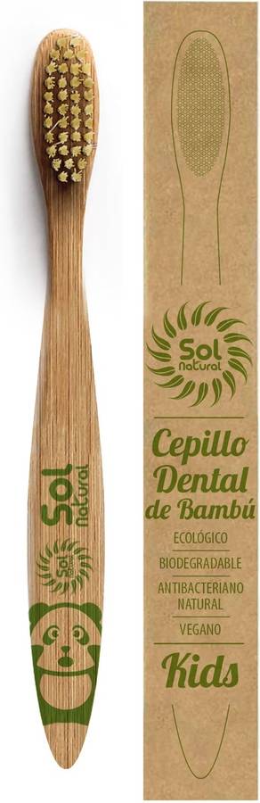 Cepillo de Dientes SOL NATURAL Bambu Niño