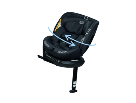 Asiento de Coche Giratorio 360º Denver I-Size con Isofix y Pata de Apoyo 40-150Cm 0-36Kg Aprox. 0-12 Años MS