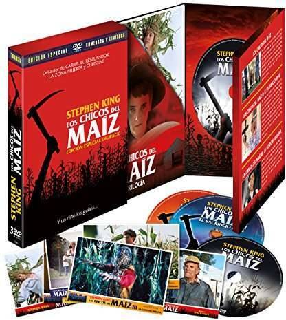 DVD Los Chicos Del Maiz I-Ii Y Iii Edición Digipack Lenticular Limitada Y Numerada Coleccionista Con 8 Postales Children Of The