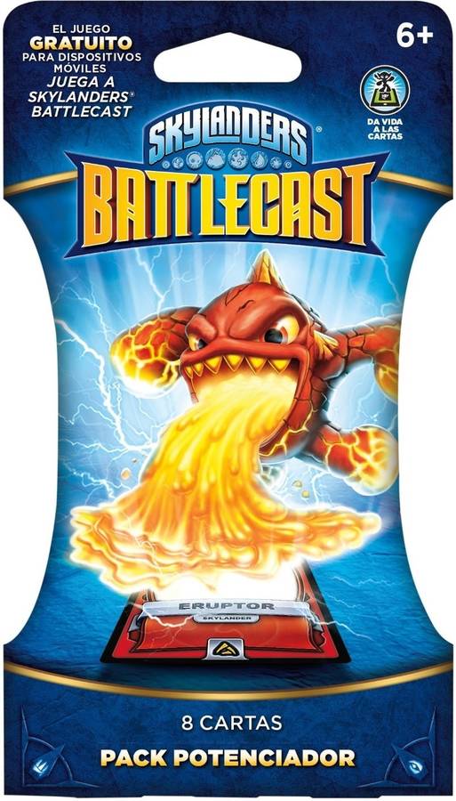 Juego de Cartas AC Skylanders Battlecast Pack Potenciador