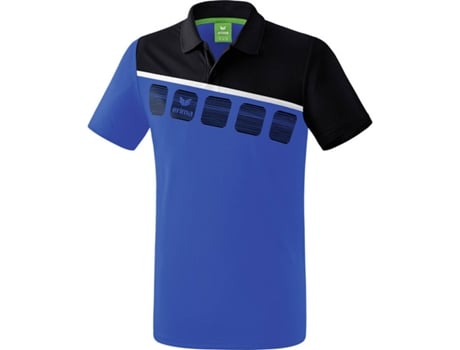 Polo para Niño ERIMA 5-C Azul, Negro, Blanco para Multideportes (10 años)