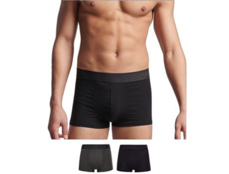 Boxers SUPERDRY Algodón Hombre (XL - Negro)