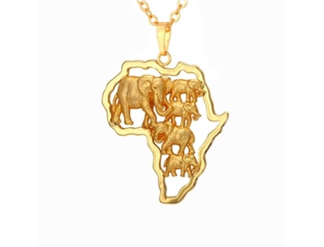 Collar de elefante U7 África - Oro