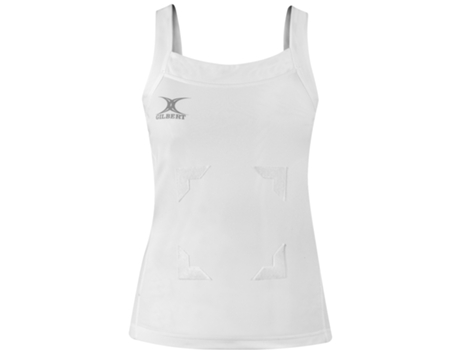 Top de Mujer para Rugby GILBERT Blanco (M)