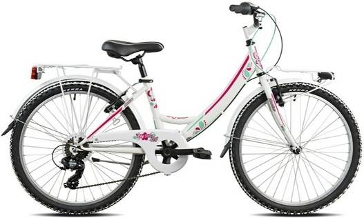 Bicicleta de Paseo ESPERIA Monviso 4400D Blanco (24'')