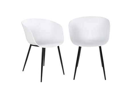 4 Sillones polipropileno blanco RODA HOUSE NORDIC