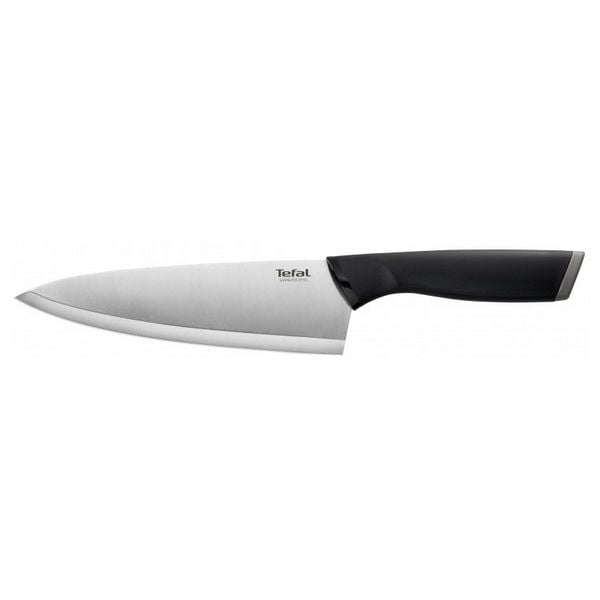 Cuchillos de Chef TEFAL K2213214 Negro Acero Inox 20 cm