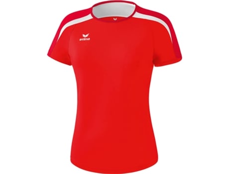 Camiseta para Mujer ERIMA Liga 2.0 Blanco, Rojo para Multideportes