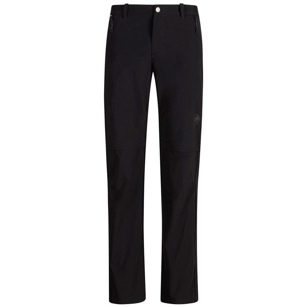 Pantalones para Hombre MAMMUT Hiking Zip Off Negro para Montaña (46)