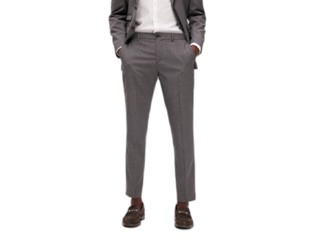 Pantalones SELECTED Hombre (58 - Gris)