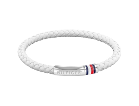 Pulsera de cuero auténtico TOMMY HILFIGER Blanco 2790405