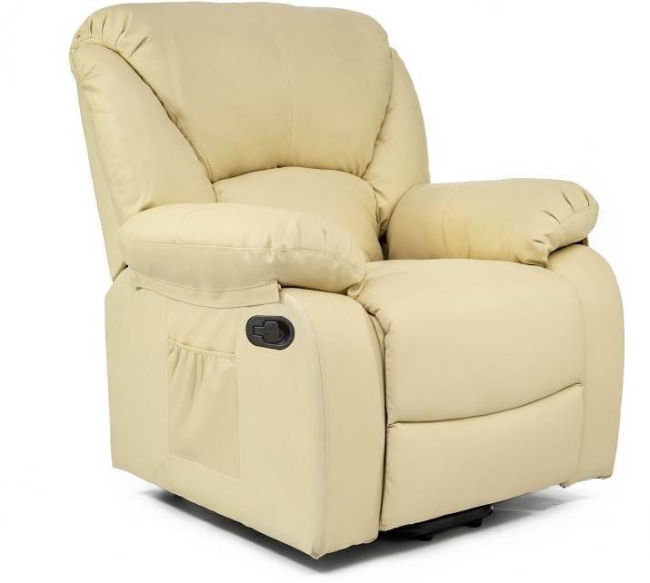 Sillón de Masaje ECODE ECO-8590 (Beige - Cuero Sintético - 90x93x103 cm)