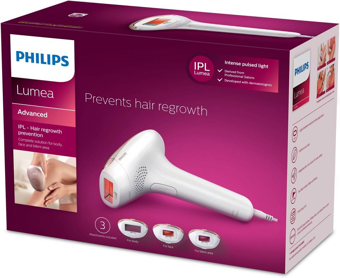 Depiladora Luz Pulsada PHILIPS Lumea Advanced SC1999/00 (IPL - Multizona - Corriente)