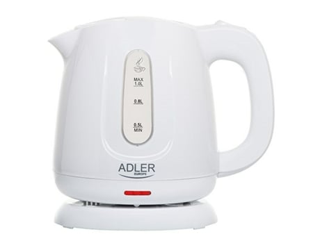 Hervidor ADLER AD 1373 (Blanco - Plateado - 600 ml - 230 V - 220-240 V)