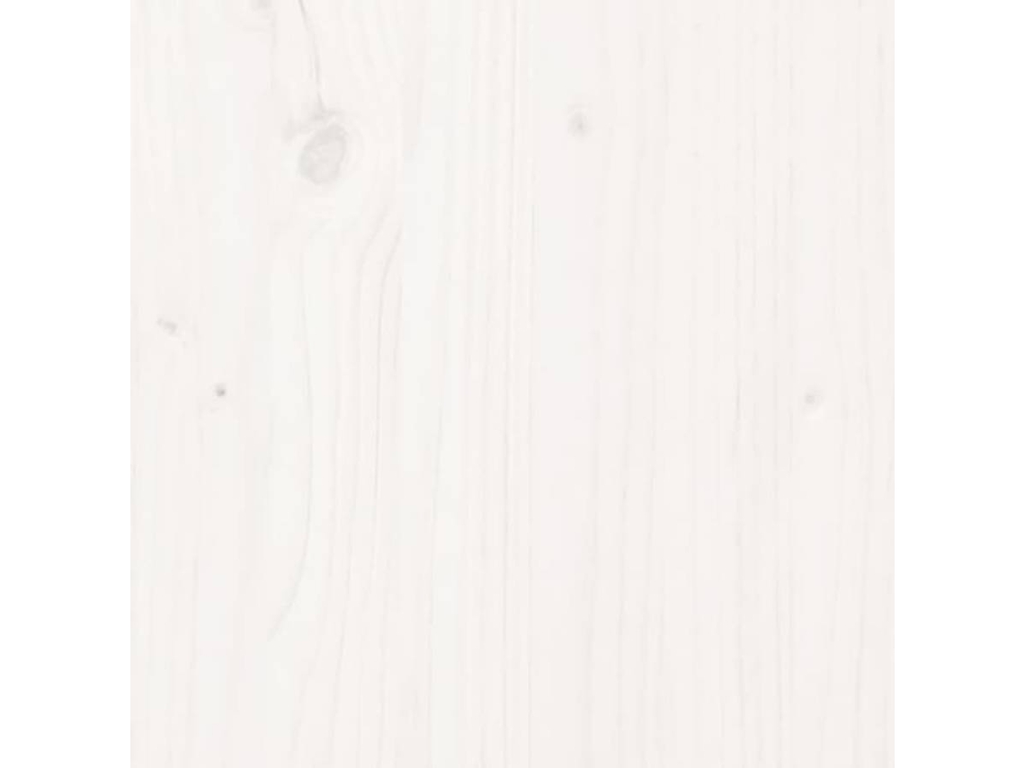 Cubierta de radiador madera maciza de pino blanco 153x19x84 cm