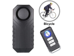 Alarma De Bicicleta Alarma Antirrobo Para Vehículos De Motocicleta Con Control Remoto 113 Db Súper Fuerte (Paquete De 2) JEIIBRZUI