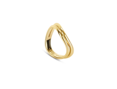 Anillo ONE doble de oro con infinito - Talla 8