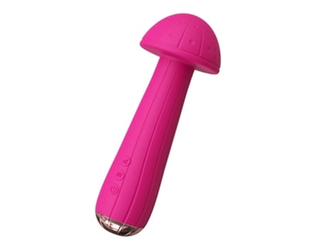 Vibrador de masaje de silicona recargable USB con 5 modos de frecuencia 5 (rojo rosa) VEANXIN