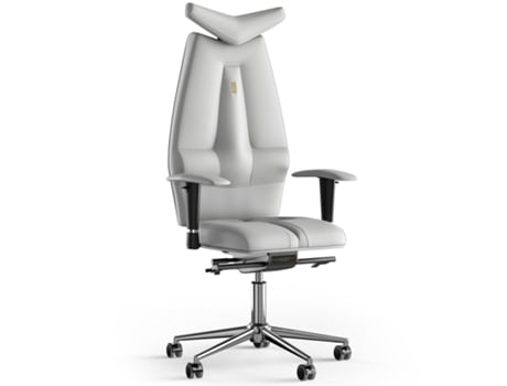 Silla de Oficina KULIK SYSTEM Jet Cuero (Branco -130x50x50cm)