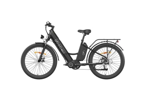 Bicicleta eléctrica GOGOBEST GF850 48V 500W Motor 32km/h Velocidad máxima 2x10.4Ah Baterías 130km Alcance Shimano 7 velocidades Negro