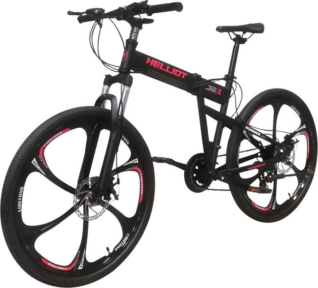 Bicicleta Plegable HELLIOT BIKES Hummer 1 Negro (26")