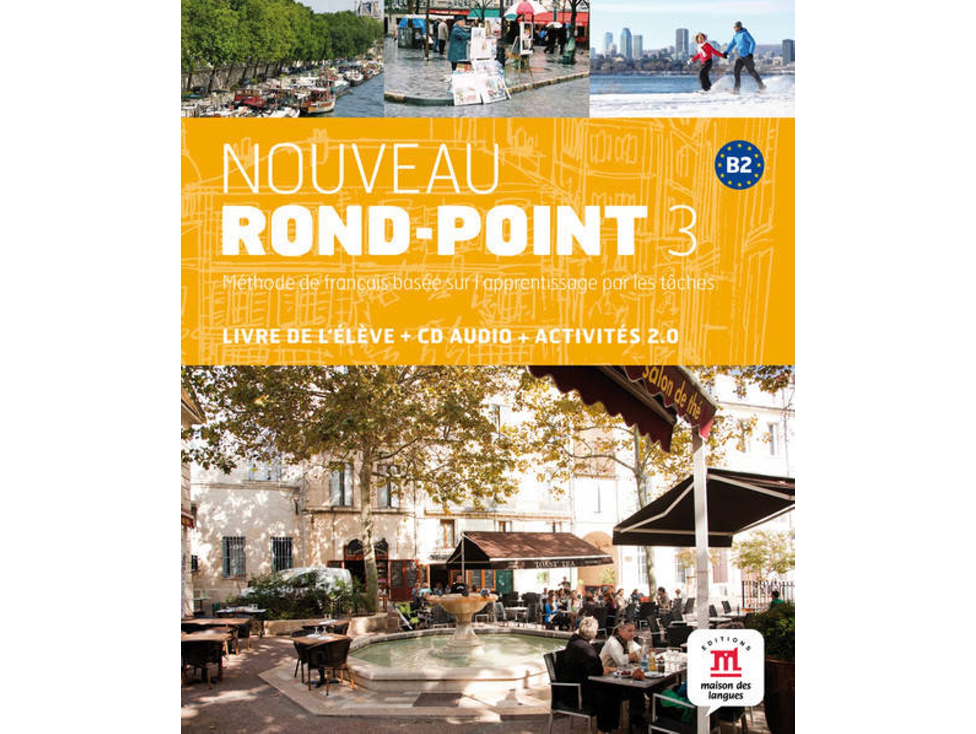 Libro Nouveau Rond-Point 3. Livre+Cd. B2. Course Francais de Varios Autores