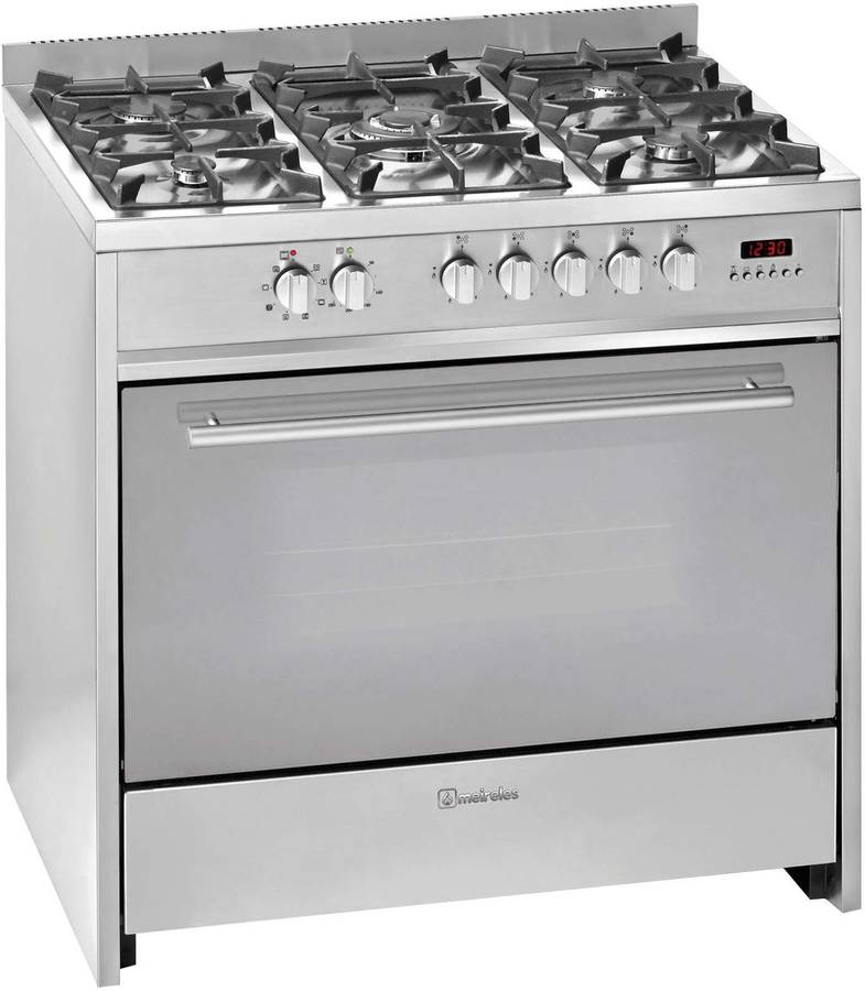 Cocina MEIRELES E 911 X (121 L - Gas Natural - Inox)