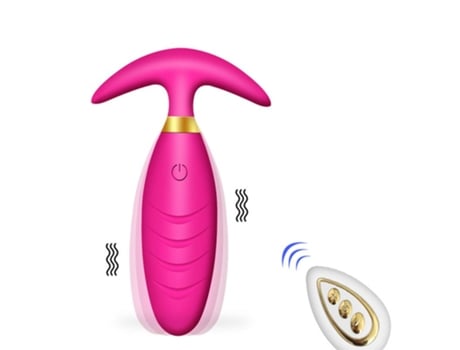 Vibrador de control remoto inalámbrico de 10 frecuencias para adultos (rojo) VEANXIN