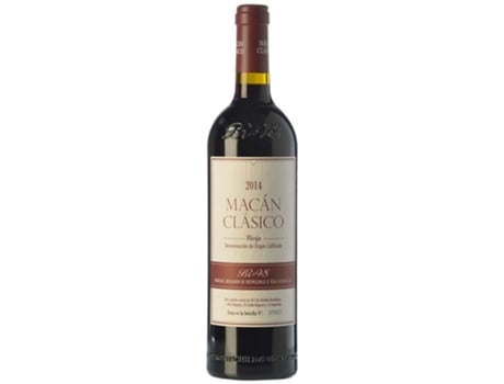 Vino VEGA SICILIA Vega Sicilia Macán Clásico Tempranillo Rioja (0.75 L - 1 unidade)