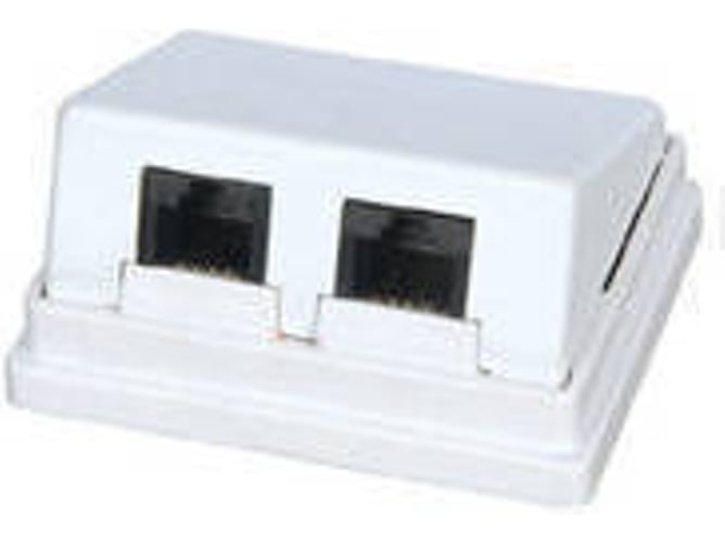 Adaptador MICROCONNECT UT2RJ45A (RJ45 - Blanco)