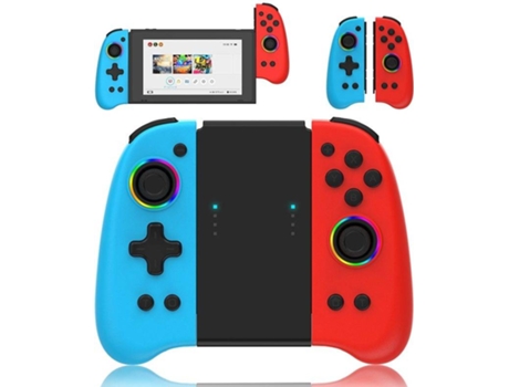 Mando Nintendo Switch SLINK00414-2 Azul y Rojo (Inalámbrico)