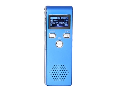 Reproductor MP3 SMANDY X18 Grabación en alta definición (32 GB - Azul)