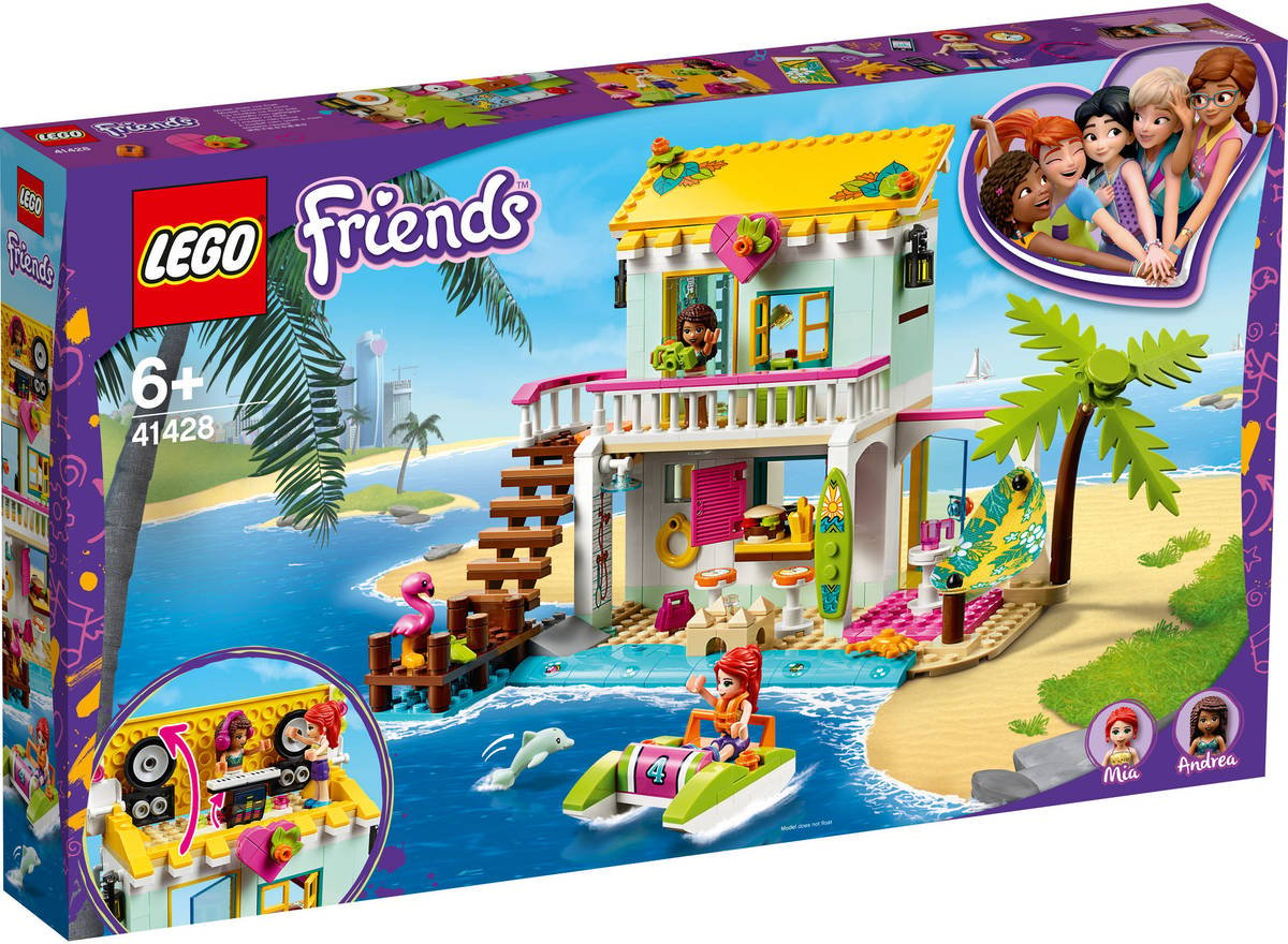 LEGO Friends: Casa De Playa (Edad Mínima: ‍6 - 444 Piezas)