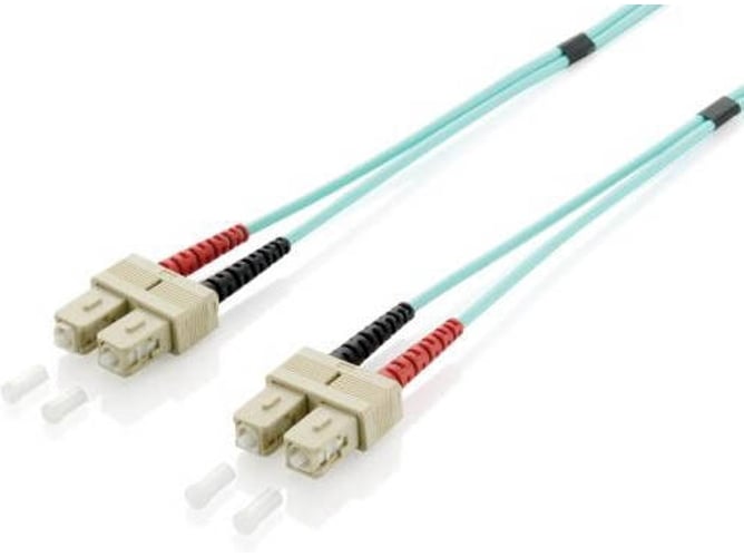 Cable Fibra Óptica EQUIP (3 m - Turquesa)