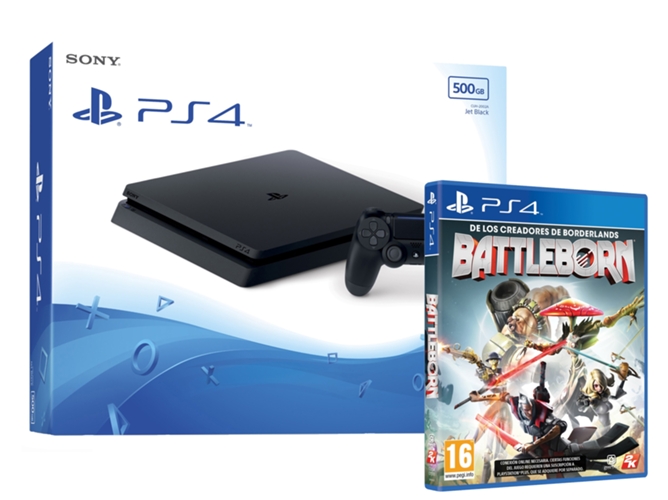 Consola PS4 500 GB Slim + Juego PS4 Battleborn