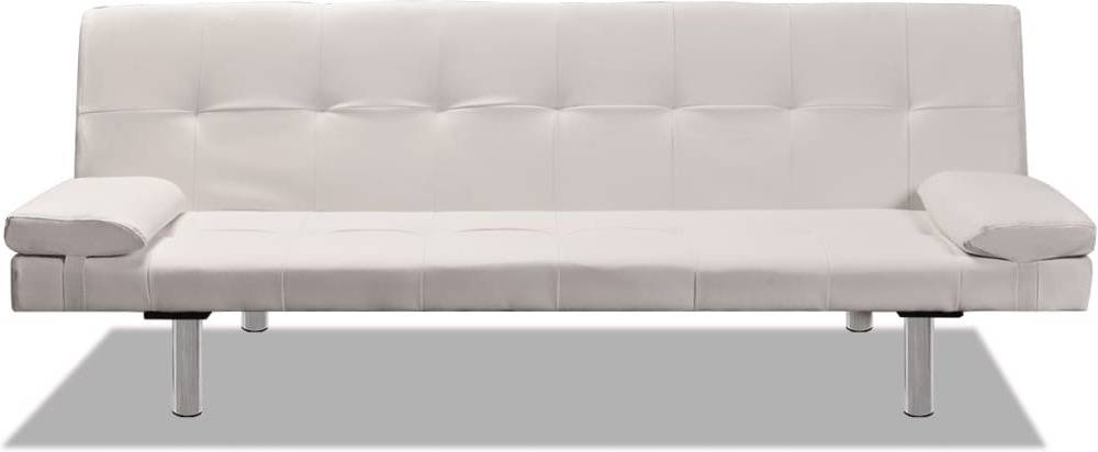 Sofá-Cama VIDAXL Ajustable 241723 Cuero Artificial Beige (Plazas: 2)