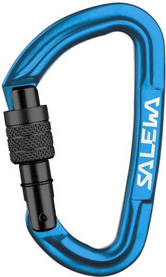 Mosquetón De Escalada SALEWA Hot G3 Screw (Azul - 100 x 64 cm)