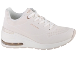 Zapatos SKECHERS Mujer (Cuero Sintético - Blanco - 38)