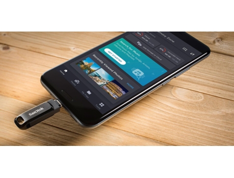 Sandisk Ultra Dual Drive Go Usb Memory Drive 512Gb Usb Tipo-A / Usb Tipo-C 3.2 Gen 1 3.1 Gen 1 Negro