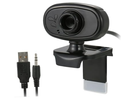 Cámara web Cámara de computadora Cámara web con micrófono 480P Clip-On Negro Cámara web USB2.0 Cámara web 480P Negro BISBISOUS