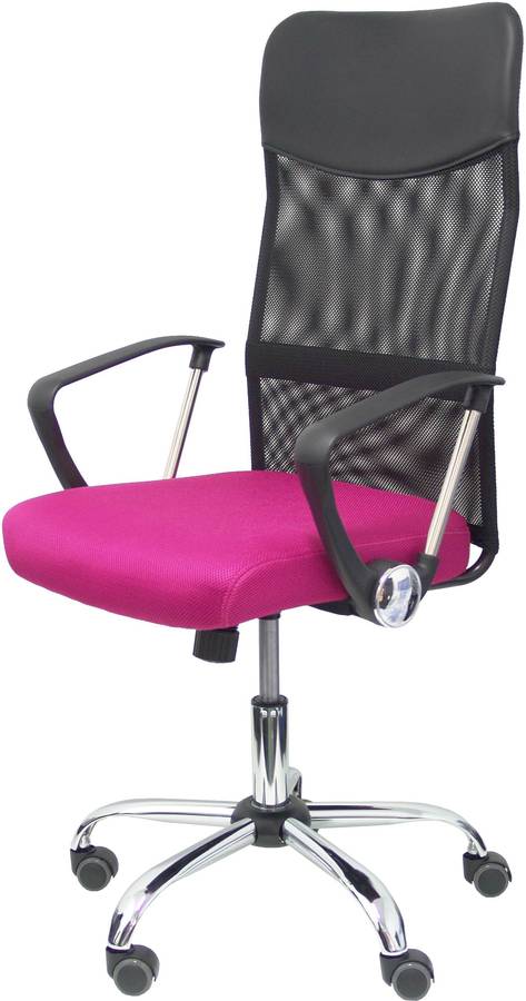 Silla Operativa PYC Gontar  Rosa (Brazos Ajustables - Malla)